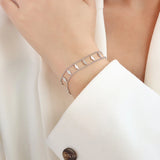 18K Bohemian Vintage Sequin Bracelet Personalized Hollow Diamond Shape Bracelet