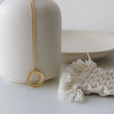 18K Circle Letter LOVE Necklace For Friendship