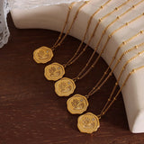 Baby Palm Print Footprint Zircon Clavicle Chain Necklace