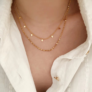 Boho Petal Sequins Choker Necklace for Women