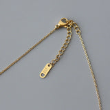 18K Evil Eye Clavicle Necklace Pendants Water Drop CZ Zircon Choker Necklace