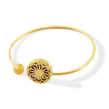 Chrysanthemum Elastic Wrap Bracelet Bangles Daisy Cuff Bracelet