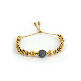 Moonstone Transit Bead Bracelet Bangle for Women