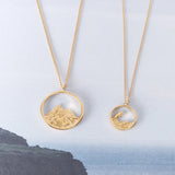 18K Couple Necklace Eachother Clavicle Chain Pendant Valentine's Gift