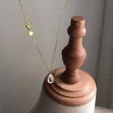 18K Shell Avocado Fruit Clavicle Chain Necklace Creative Gift