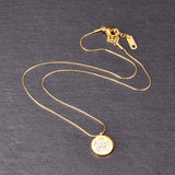 18K Flower Pendant Necklace Shell Clavicle Chain for Jewelry Gift
