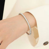 18K Lucky Bead Bangle Bracelet for Her