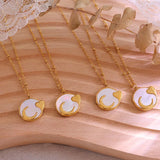 Sea Shell Moon Clavicle Necklace Pendant Love Necklace