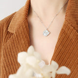 Sea Shell Moon Clavicle Necklace Pendant Love Necklace