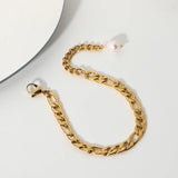Baroque Pearl Anklet 18K Chain Bracelet