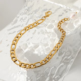 Baroque Pearl Anklet 18K Chain Bracelet