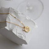 18K Freshwater Pearl Leaf Pendant Necklace for Women