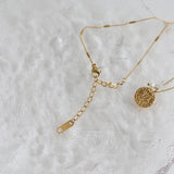 18K Freshwater Pearl Leaf Pendant Necklace for Women