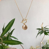 18K Pearl Queen Clavicle Chain Necklace Pendant