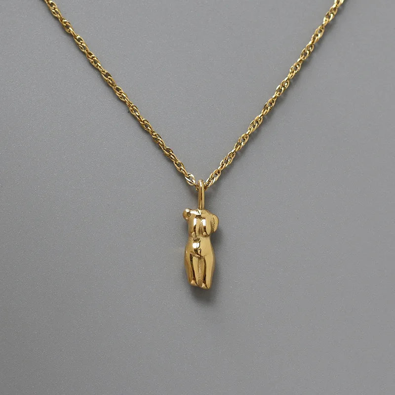 18K Clavicle Necklace Pendant Personality Collar Statement Necklace