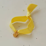 18K Light Ribbon Coin Lion Wrap Bracelet