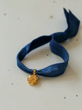 18K Light Ribbon Coin Lion Wrap Bracelet