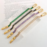 18K Zircon Magnetic Buckle Bracelet