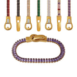 18K Zircon Magnetic Buckle Bracelet
