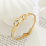 Elastic Zircon Cuff Bracelet Bangle Wrap for Family Gift