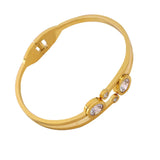 Elastic Zircon Cuff Bracelet Bangle Wrap for Family Gift