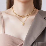 18K Zodiac Calf Clavicle Necklace Cow Pendant - Family Gift
