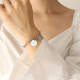 18K Light Good Lucky Chain Bracelet Geometric Jewelry
