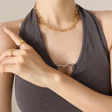 18K Light Infinite Love Necklace Bracelet Set