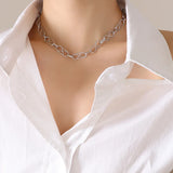 18K Light Infinite Love Necklace Bracelet Set
