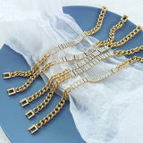 18K Retro Pearl Set Buckle Bracelet