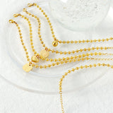 18K Light Queen Avatar Bracelet Round Bead Love Chain Bangle