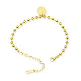 18K Light Queen Avatar Bracelet Round Bead Love Chain Bangle