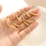 18K Light Smile Tube Pendant Necklace
