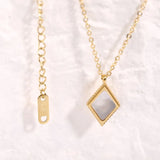 Punk Shell Necklace Pendant Shell OT Buckle Necklace Jewelry