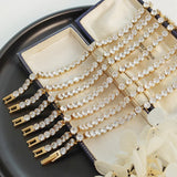 18K Crystal Zircon Wrap Bracelet Lock Cuff Bangle