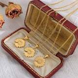 Minimalist Daisy Flower Chain Necklace Pendant Jewelry
