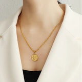 Simple Flower Clavicle Necklace Punk Choker Collar