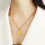 Simple Flower Clavicle Necklace Punk Choker Collar