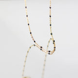 18K Epoxy Clavicle Chain Necklace for Women