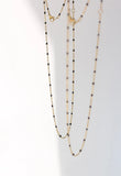 18K Epoxy Clavicle Chain Necklace for Women