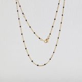 18K Epoxy Clavicle Chain Necklace for Women