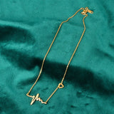 Stethoscope Heartbeat Necklace Pendant Medical Nurse Doctor Lover