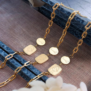 18K Minimalist Hip Hop Boy Pendant Lettering Bracelet