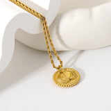 18K Wings Of Freedom Pendant Necklace Punk Choker Jewelry