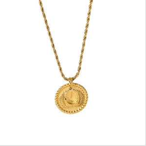 18K Wings Of Freedom Pendant Necklace Punk Choker Jewelry