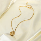 18K Wings Of Freedom Pendant Necklace Punk Choker Jewelry