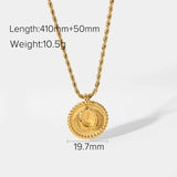 18K Wings Of Freedom Pendant Necklace Punk Choker Jewelry
