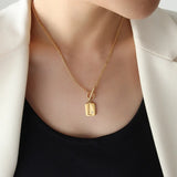 18K OT Buckle Set Sail Zircon Clavicle Chain Necklace Pendant