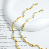 18K Zircon Retractable Bracelet with Niche Inlaid Zircon Jewelry