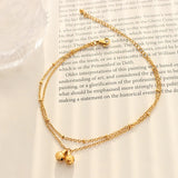 Bohemia Chain Ankle Bracelet Foot Jewelry Bell Anklet for Women